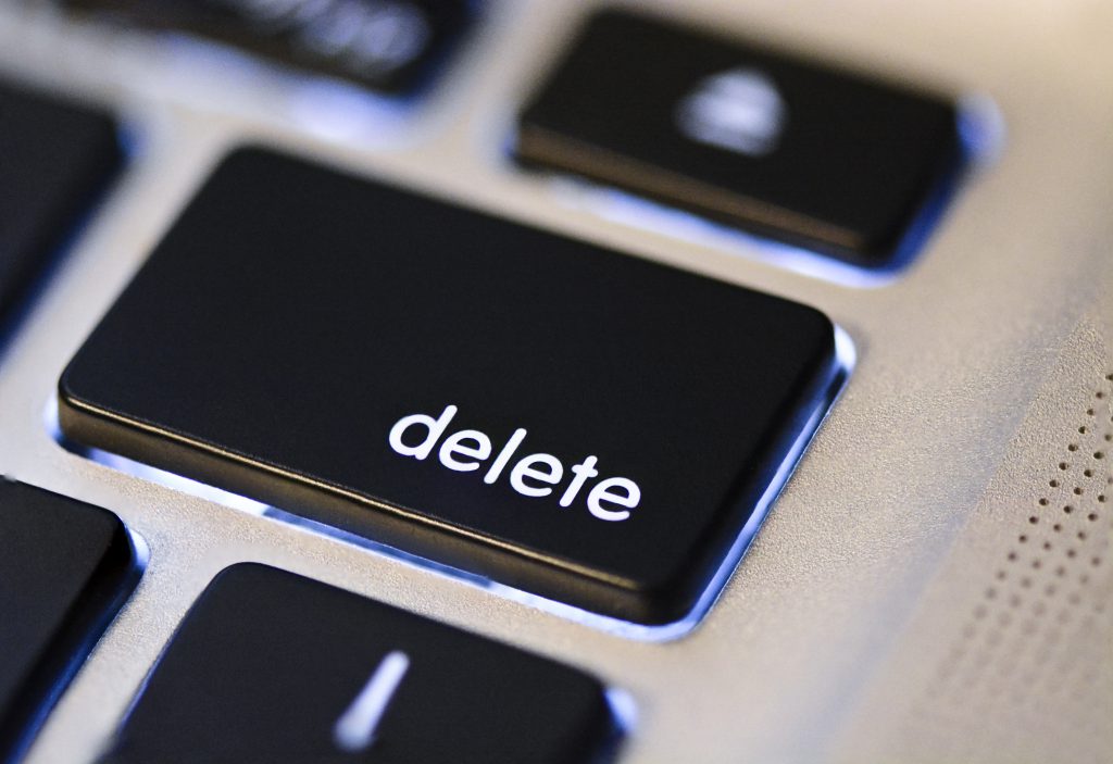 delete key